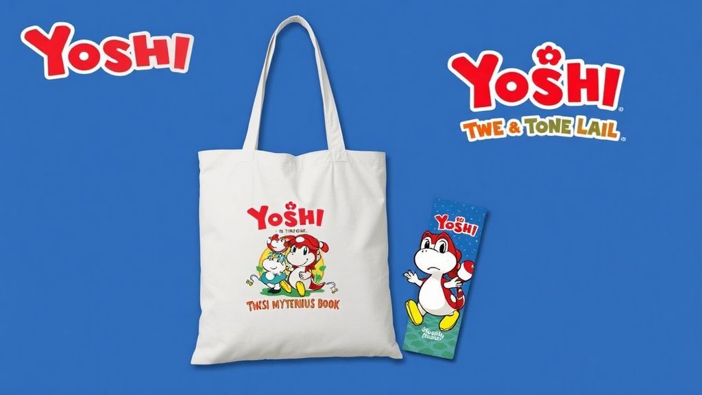 任天堂Switch 2《耀西与神秘之书》英国预购福利曝光！磁吸书签+帆布袋免费送